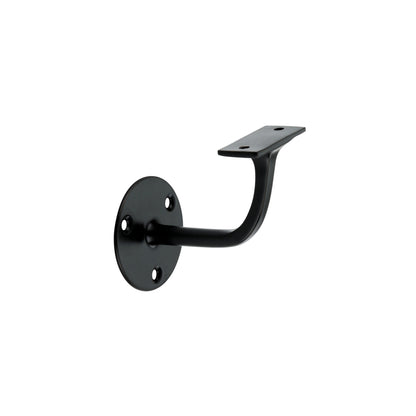 Brass Handrail Bracket Matt Black