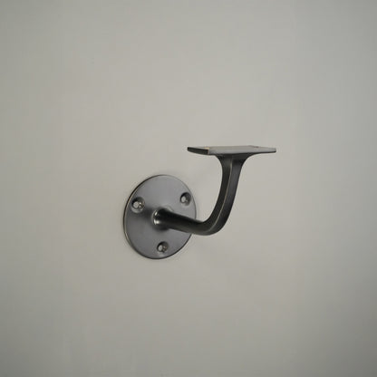 Brass Handrail Bracket Matt Black