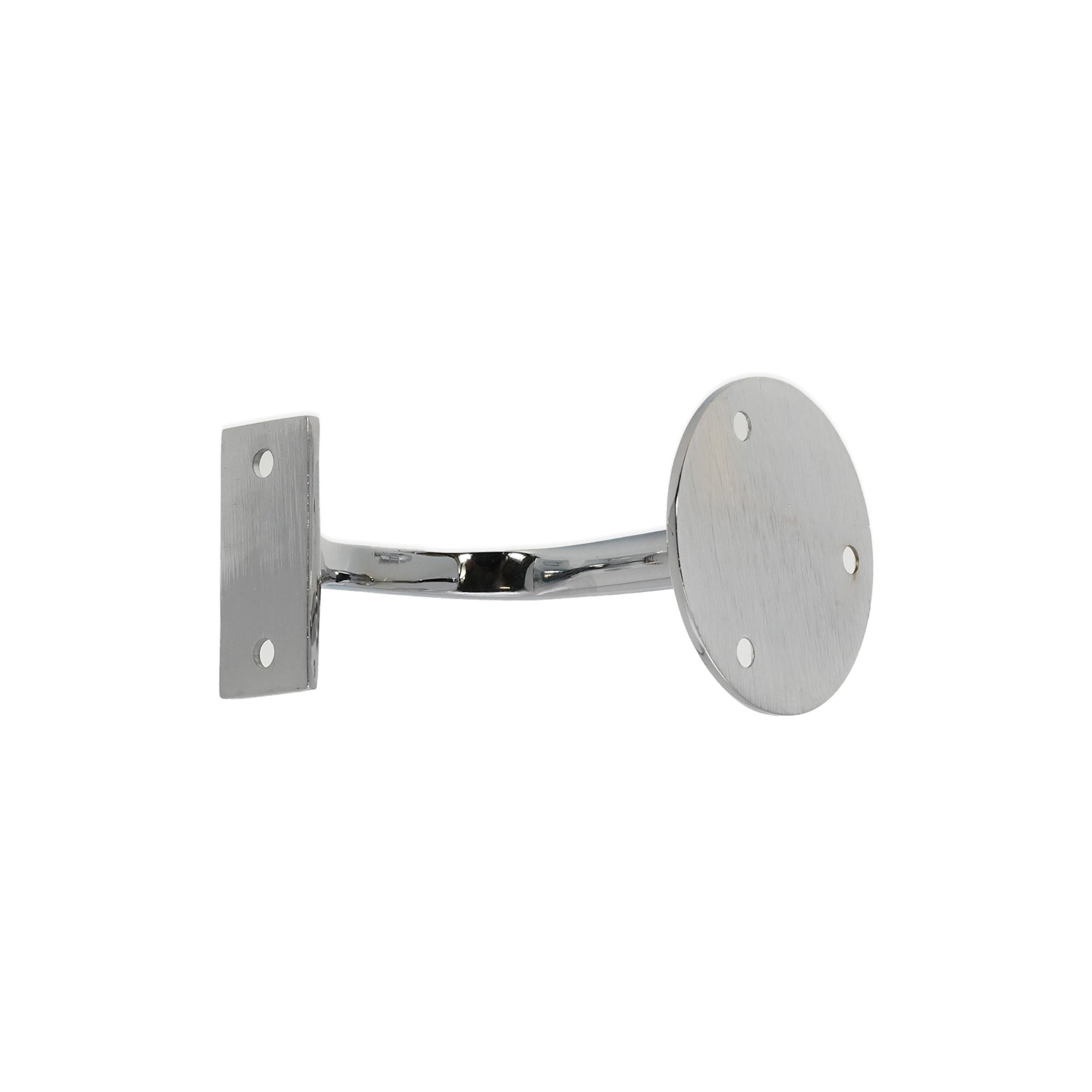 Brass Handrail Bracket Polished Chrome