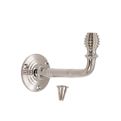 Beehive Large Coat Hook  Polished Nickel