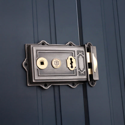 Davenport Rim Lock Pewter