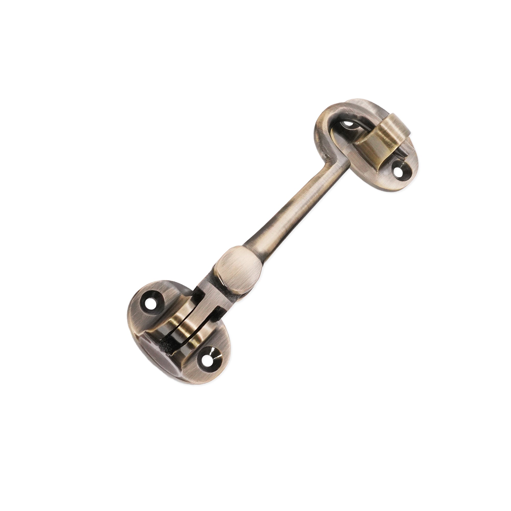 Silent Cabin Hook 4" - 100mm Antique Brass