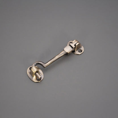Silent Cabin Hook 4" - 100mm Antique Brass
