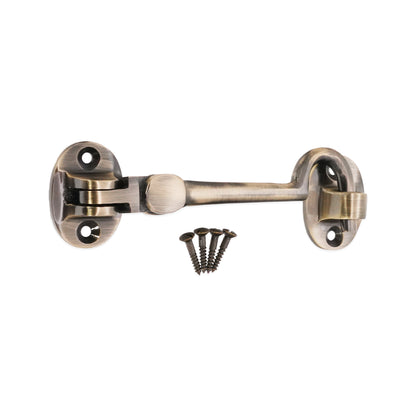 Silent Cabin Hook 4" - 100mm Antique Brass