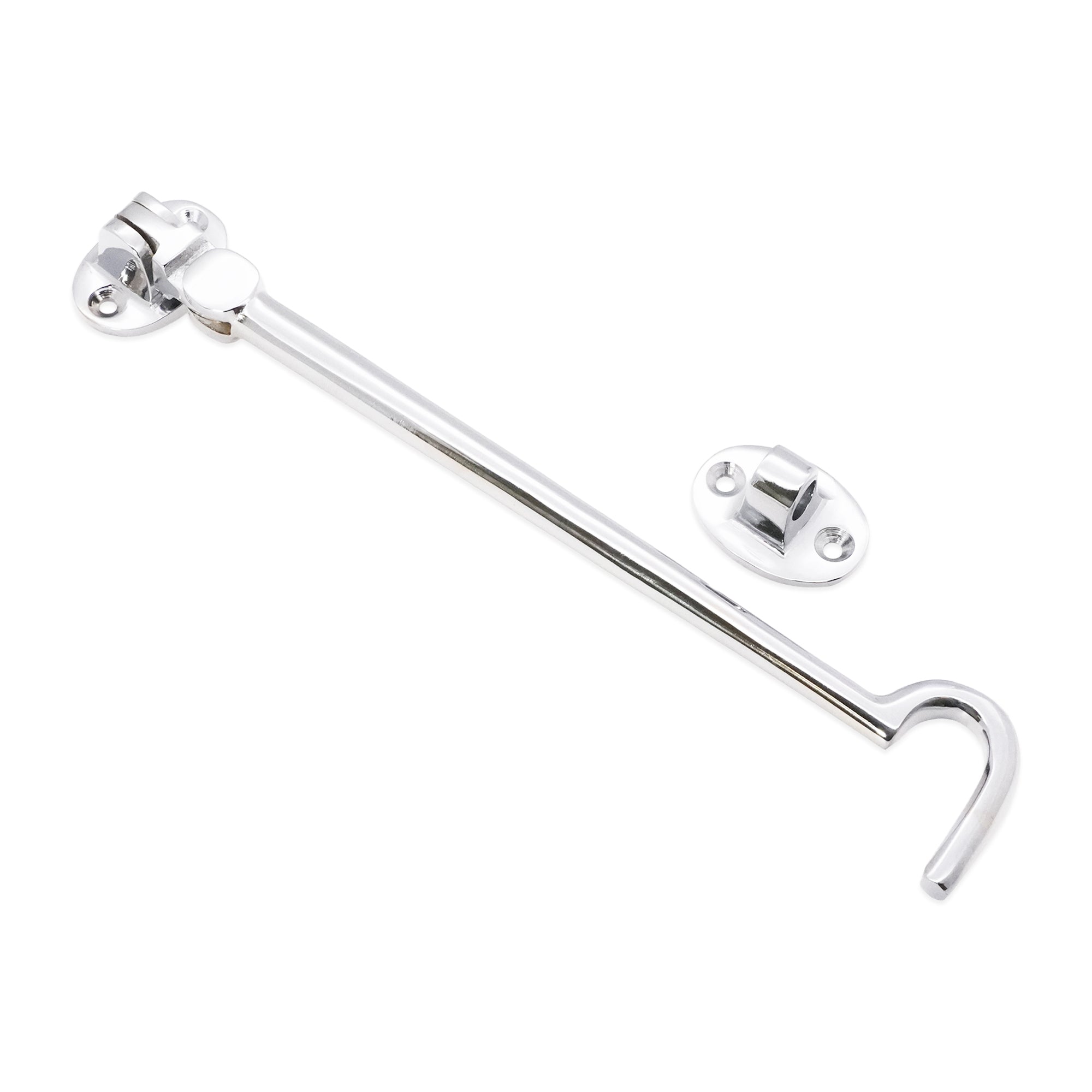 Silent Cabin Hook 8" -  200mm Polished Chrome