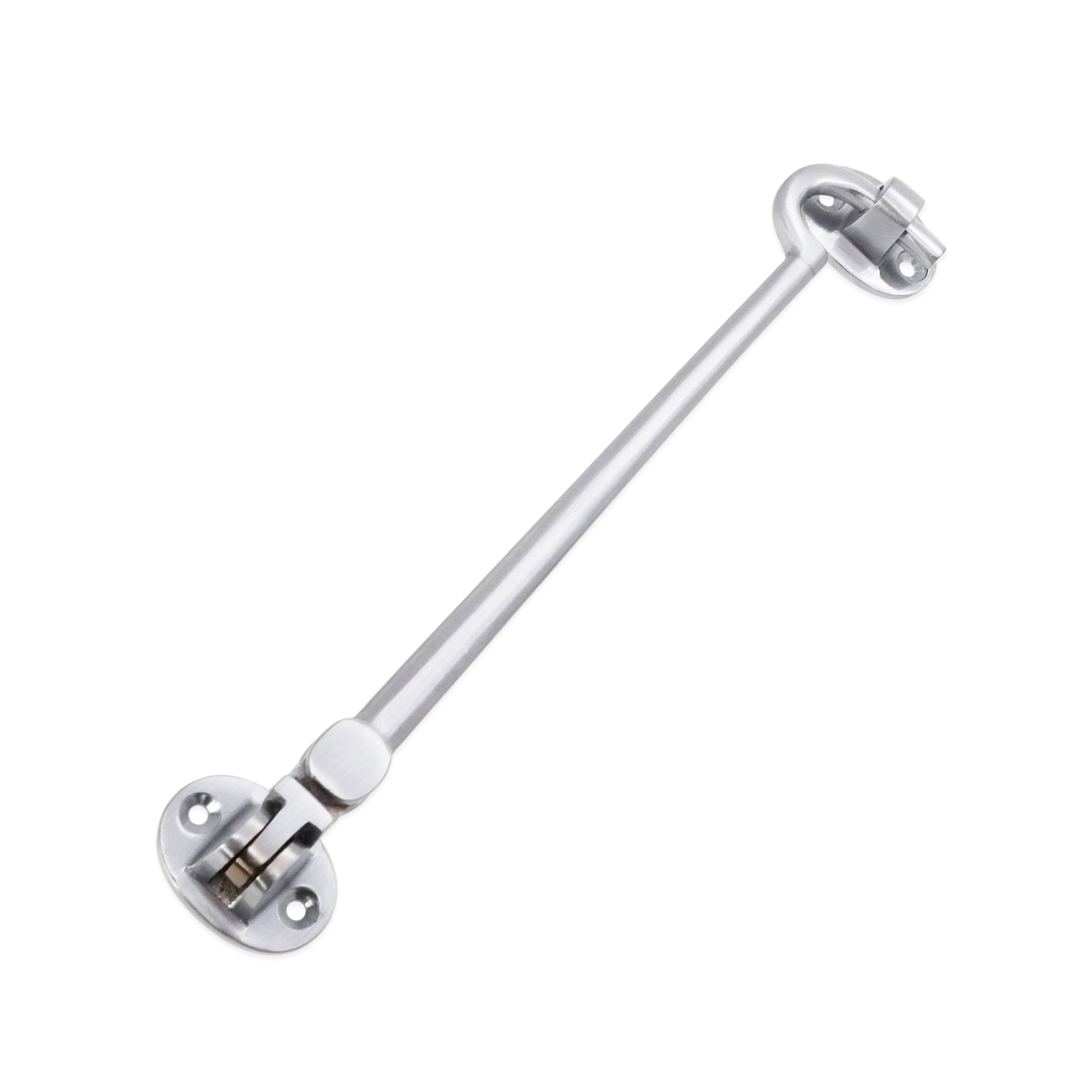 Silent Cabin Hook 8" -  200mm Satin Chrome