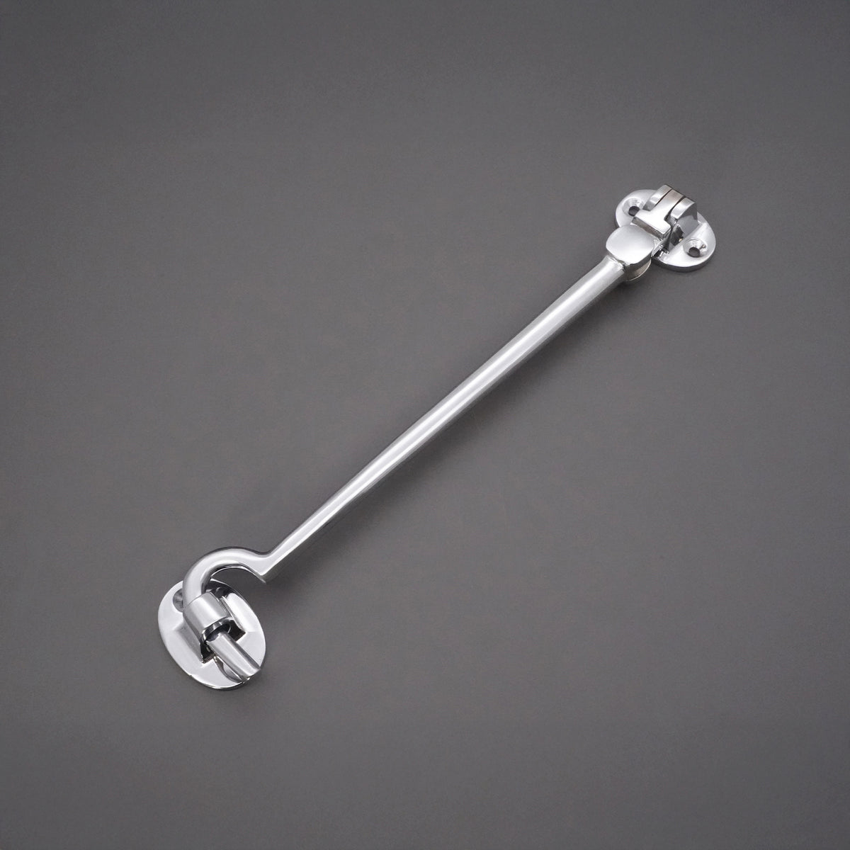 Silent Cabin Hook 8" -  200mm Satin Chrome