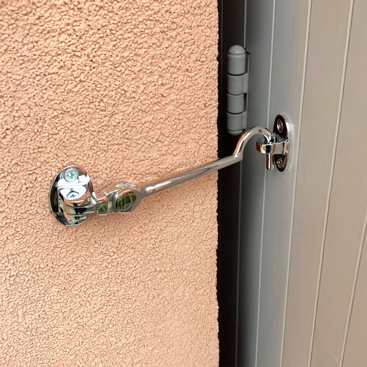 Silent Cabin Hook 10" - 250mm Polished Chrome