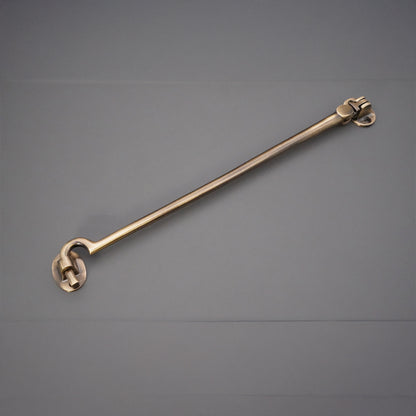 Silent Cabin Hook 12" - 300mm Antique Brass