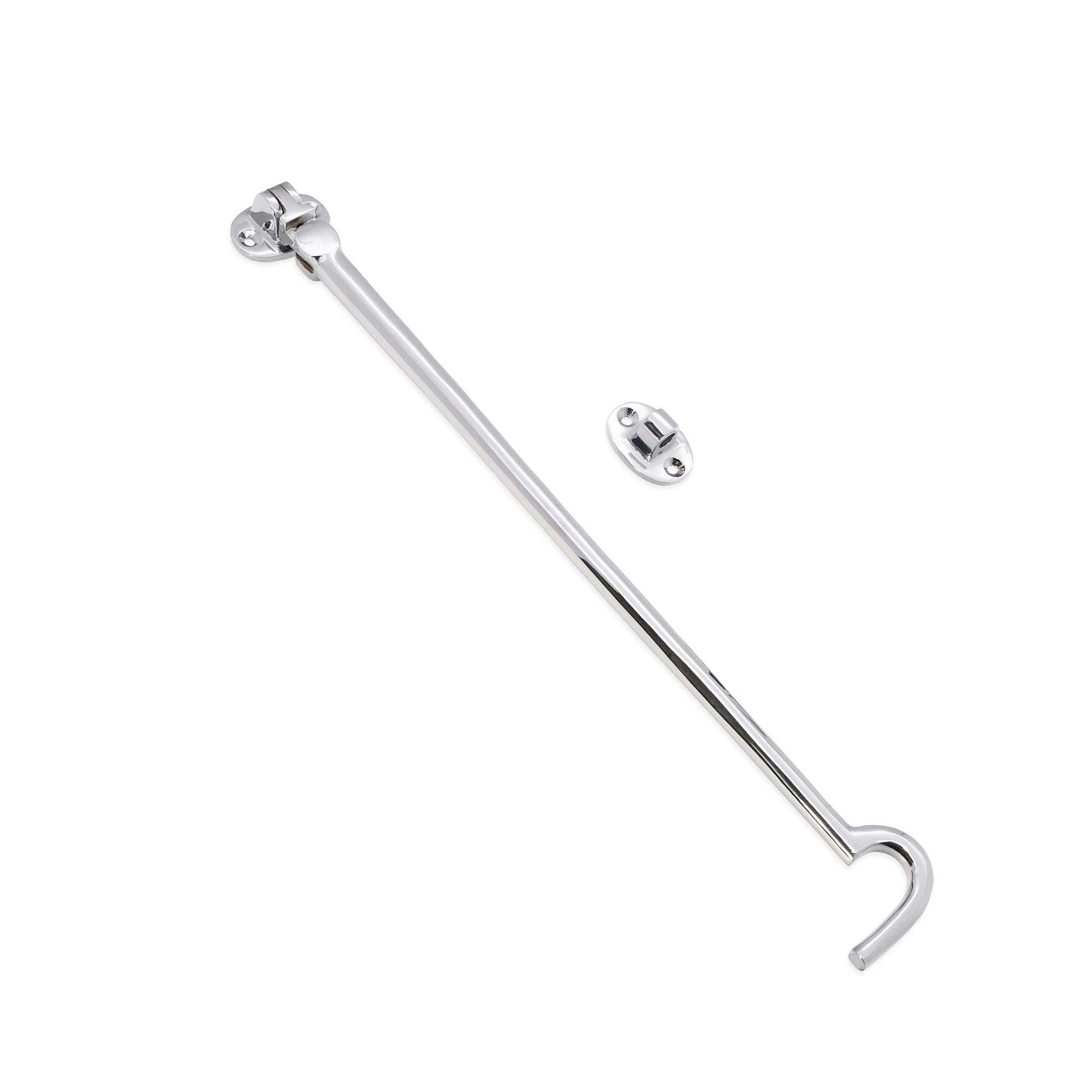 Silent Cabin Hook 12" - 300mm Polished Chrome