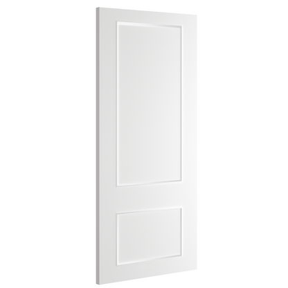 Sandringham White Primed Internal Door life 3D