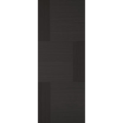 Seis Pre-Finished Charcoal Black Fire Door
