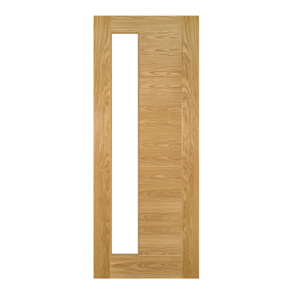Seville Prefinished Oak Side Lite Glazed FSC Internal Door