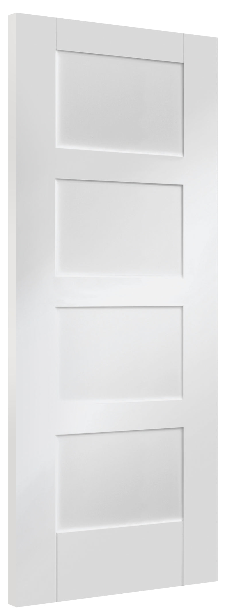 Shaker 4 Panel Internal White Primed Door life
