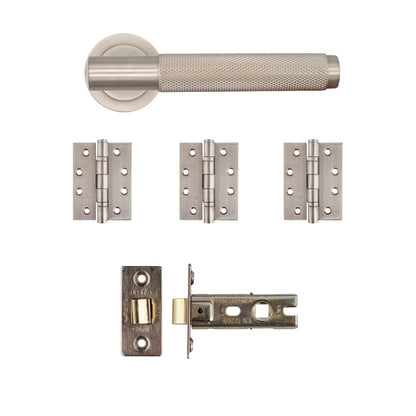 Sparta Latch Kit Satin Nickel