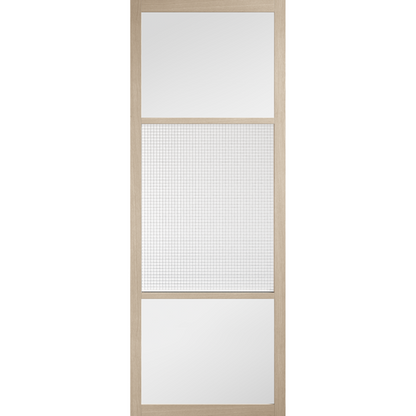Sutton Reeded Glazed Pre-finished Blonde Oak