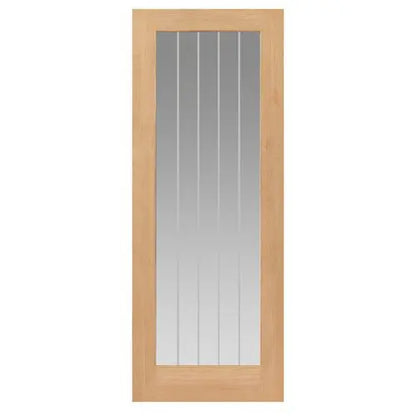 Unfinished Thames Oak 1 Light Internal Door