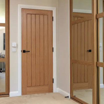 Unfinished Thames Oak Veneered Internal Fire Door