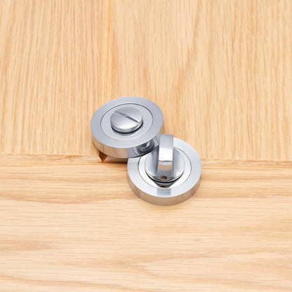 Thumbturn Set Matt Polished Chrome life