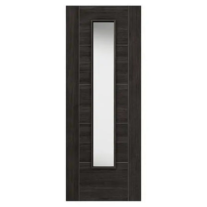 Tigris Dark Grey Glazed Internal Door