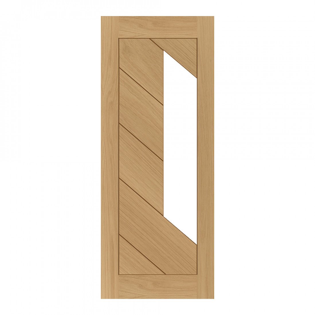 Torino Prefinished Oak Glazed Internal Door Deanta