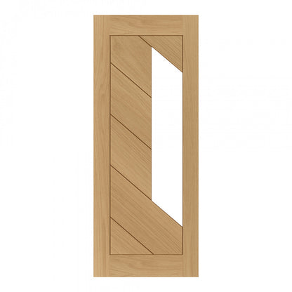 Torino Prefinished Oak Glazed Internal Door Deanta