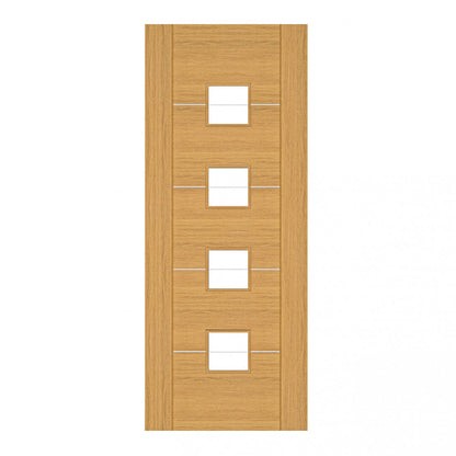 Valencia Prefinished Oak Glazed FSC Internal Door