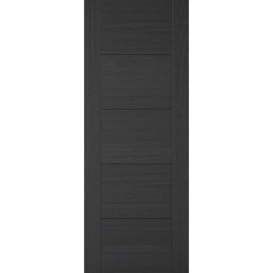 Vancouver 5P Pre-Finished Charcoal Black Fire Door
