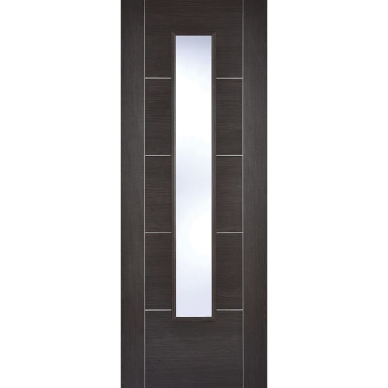 Vancouver Laminate Glazed Pre-finished Dark Grey Laminate