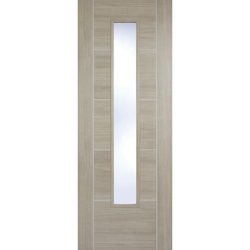 Vancouver Laminate Glazed Pre-finished Light Grey Laminate