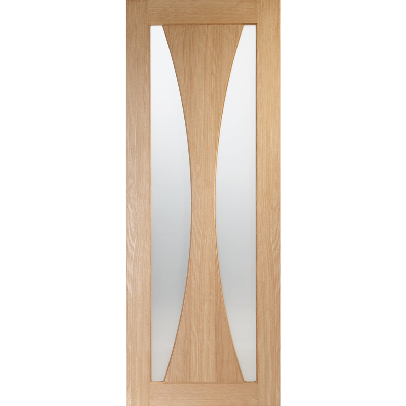 Verona Internal Oak Pre-Finished with Clear Glass