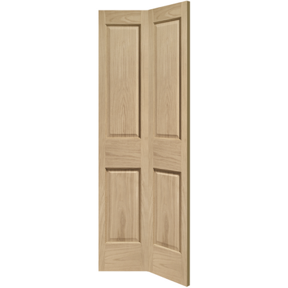 Victorian 4 Panel Bi-Fold Internal Oak Door