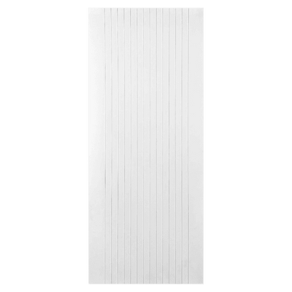 Athena white primed Modern V groove internal door PM Mendes
