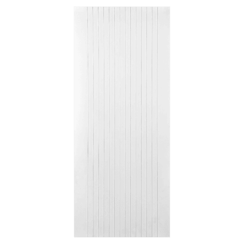 Athena white primed Modern V groove internal door PM Mendes