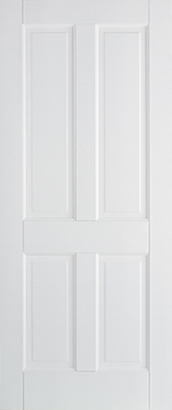 White Canterbury 4P Fire Door