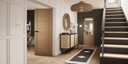 Palermo Essential Pre-Finished Internal Oak Fire Door