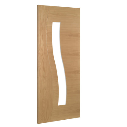 Cadiz Glazed Interior Oak Door