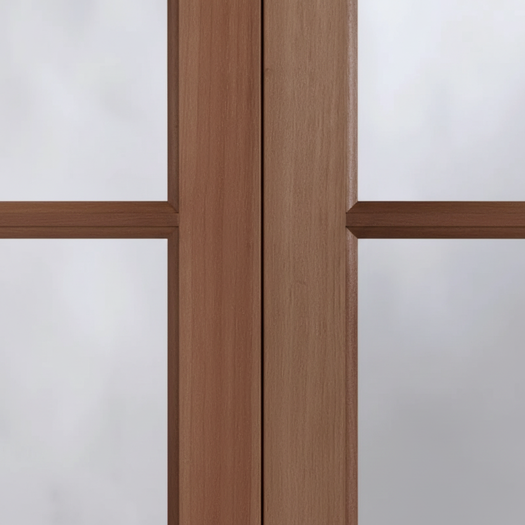 Close-up detail - Pattern 70 French Doors
