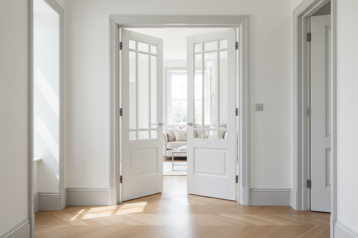 Downham Glazed Pair Hallway