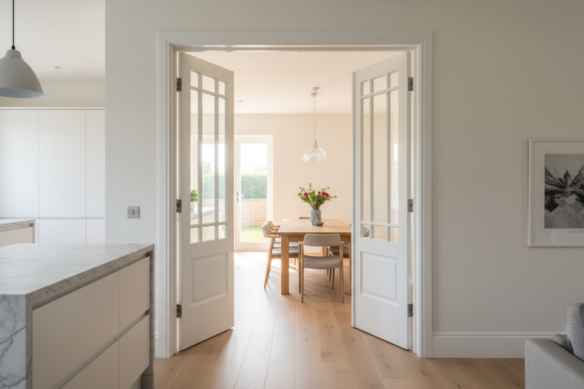 Downham Glazed Pair Kitchen