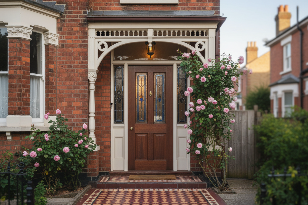Hardwood Edwardian Blue - Victorian Townhouse