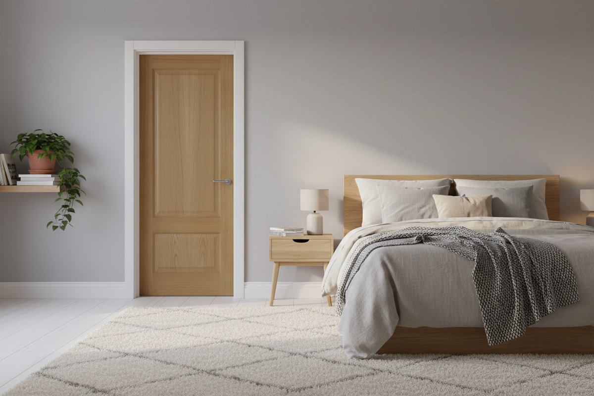 Heath Oak Door - Bedroom