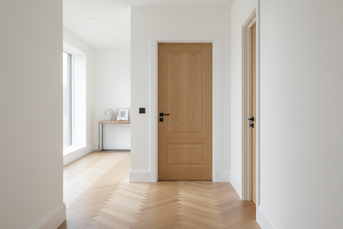 Heath Oak Door - Hallway