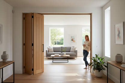 Roomfold Door Installed in Home